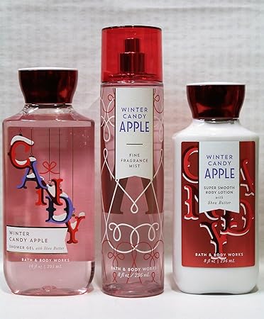 Bath Body Works Signature Collection Winter 2017 Winter Candy Apple Shower Gel Fine