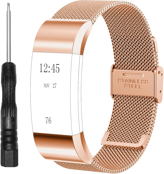 Repuesta Correa para Fitbit Charge 2, BeneStellar Repuesta Milanese Correa para Fitbit Charge 2