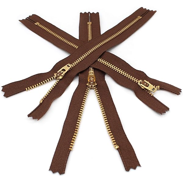 Amazon.com: Brass Pant Zipper - YKK #4.5 Pants with Locking