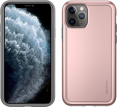 Amazon Com Pelican Iphone 11 Pro Case Adventurer Series Military Grade Drop Tested Tpu Polycarbonate Protective Case For Apple Iphone 11 Pro Rose Gold Grey
