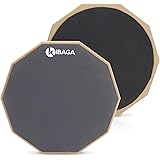 Double Sided Drum Pad 12 inches - Silent Drum Practice Pad Provides A Great Rebound - Perfect Snare Drum Pad For Quiet Workou