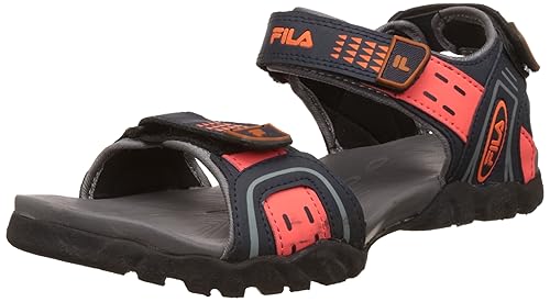 fila sandals orange