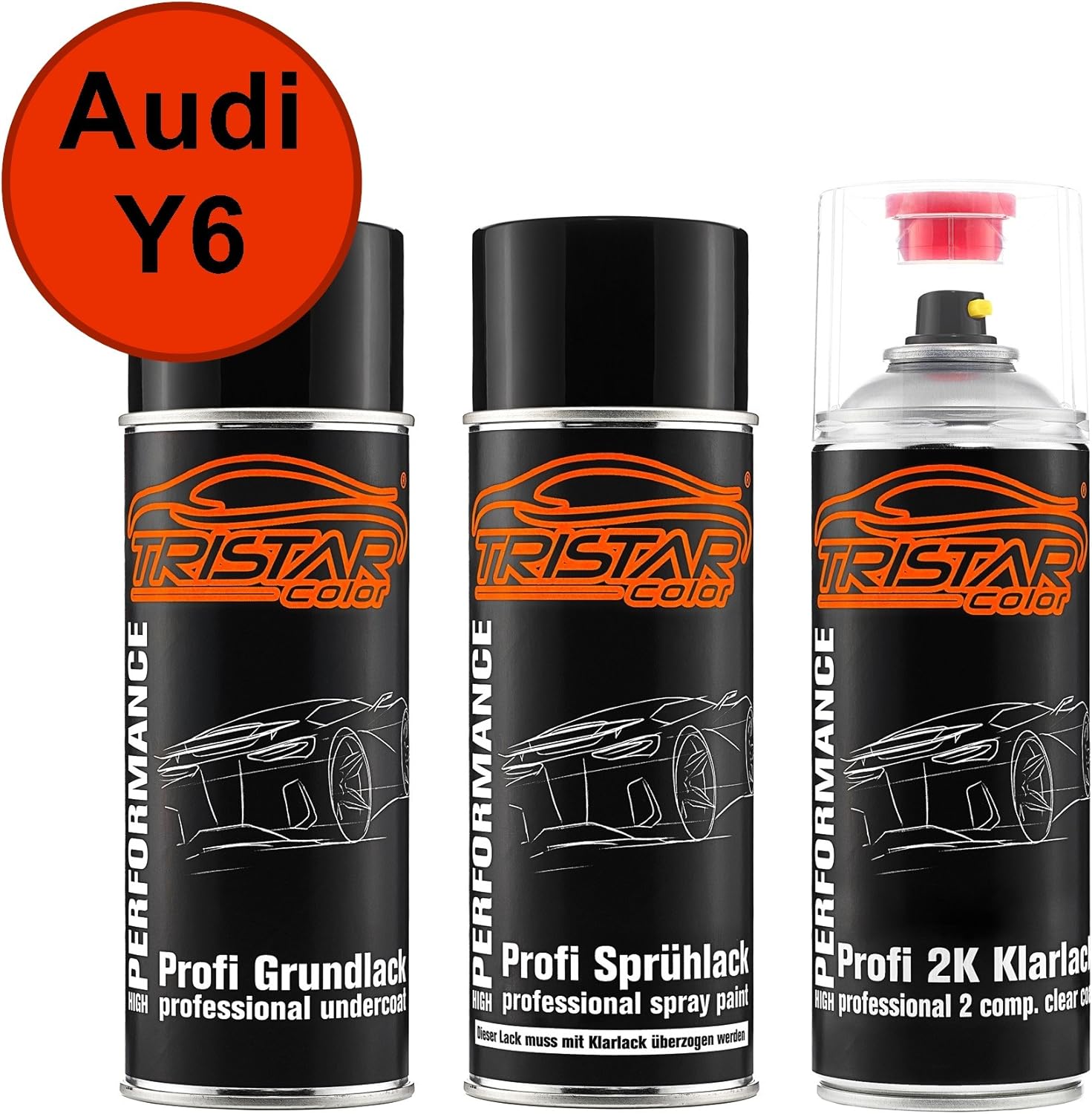 TRISTARcolor RAL 7012 Basaltgrau Matt – 2K Acryl Spraydose 400 Ml (benzin- & Chemikalienfest)