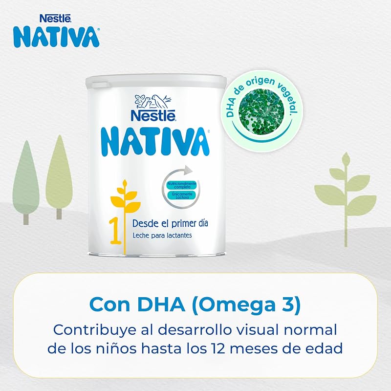 Nestlé Nativa 3 Leche De Crecimiento En Polvo Para Bebés A Partir De Los 12 Meses, Estuche De 1200 G