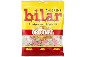 Ahlgrens Bilar ORIGINAL Swedish Chewy Candy Sweets Bag 125g.