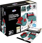 Zieler Complete Lino Cutting & Printing Set 30-Pieces Starter Booklet Included view 1