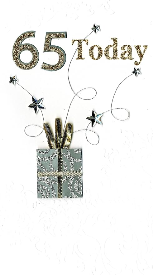 Eta Di 65 Anni Il 65 Special Biglietto Di Auguri Per Compleanno Motivo Champagne Rifinita A Mano Serie Cards Amazon It Cancelleria E Prodotti Per Ufficio
