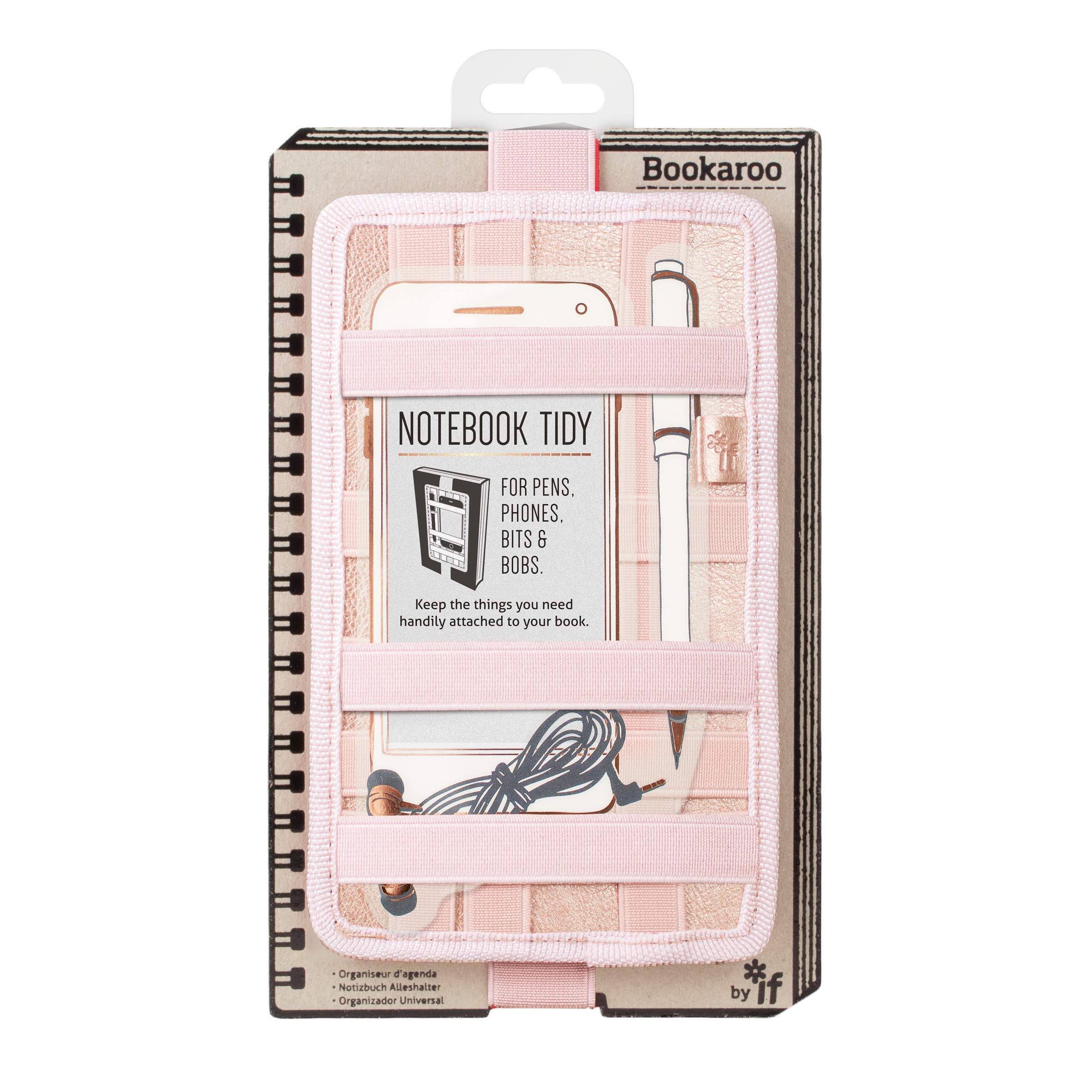 Bookaroo Notebook Tidy - Rose Gold — image 1
