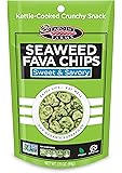 Seapoint Farms Snacks, Seaweed Fava Chips, 3.5 Ounce (Pack of 12)
