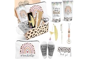 UAREHIBY 7 PCS Teacher Appreciation Gifts for Women,Teacher Gifts,Back to School Gift for Teacher,Unique Thank You Gifts,Teacher Birthday Gifts,Christmas Gifts