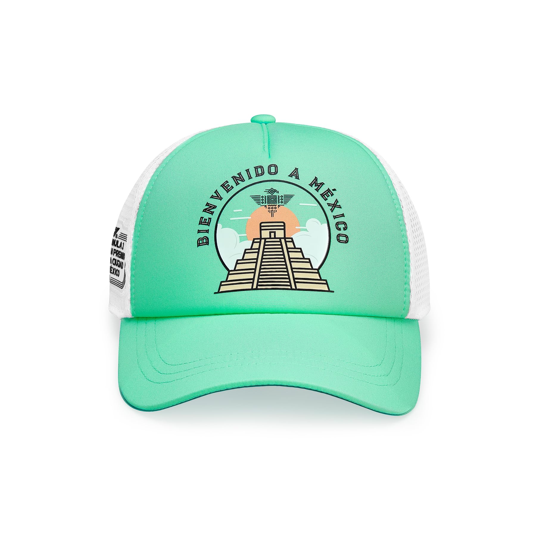 F1 Official Fanwear Special Edition Mexico Grand Prix Baseball Cap Hat - Mint Green - Official Merchandise