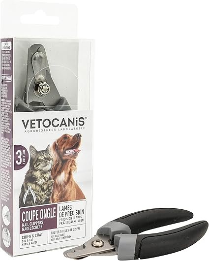 Vetocanis Coupe Ongles Pour Chien Et Chat Coupe Griffes Avec 2 Tailles Amazon Fr Animalerie