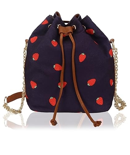 Kleio Stylish Bucket Sling Bag With Draw String For Girls/Women
