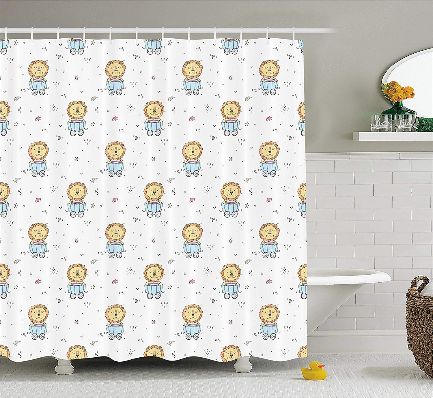 shower curtain stroller cover