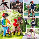 RaMokey Kids Bike Helmet 5-14 Yrs, Cycle Helmet with Visor, 50-56CM, CE view 7