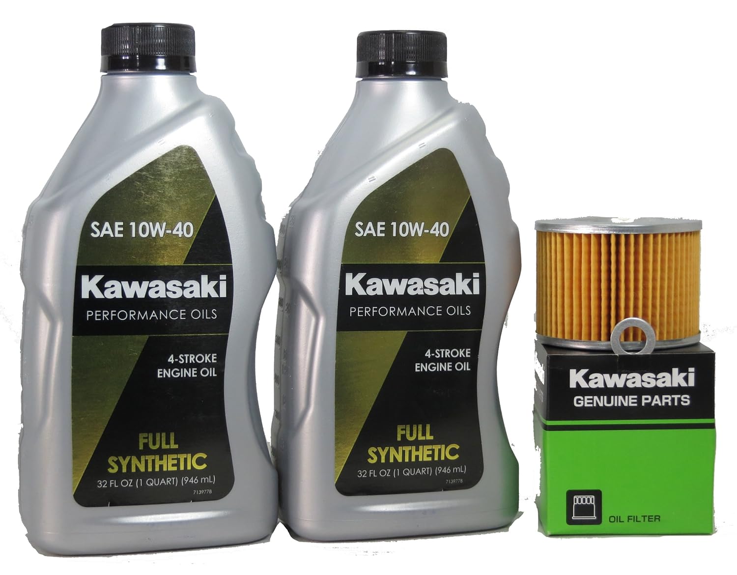 2010 Kawsaki EX250JAFA (Ninja 250R) Full Synthetic Oil Change Kit