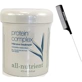 All Nutrient Protein Complex, Intensive Hair Treatment, Complete Restoration (w/Sleek Comb) UV+ Color Protection, 100% Vegan (16 OZ/LARGE PRO SIZE)
