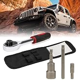 Bolaxin For Jeep Wrangler Accessories Torx Tool Kit Soft/Hard Top Door Removal Replace 68361574AB/ 82214166AB For Jeep JL JK &amp; Gladiator Rubicon Sahara Unlimited 2007-2022 2/4 Doors (Red)