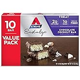 Atkins Endulge Treats, Chocolate Coconut Bar, 1.4oz Bar, 10 Count