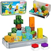 Pocket Cubes Magnetic Blocks &amp; Magnetic Tiles, 35 PCS Voxel Animal Magnetic Building Cubes Set, STEM Construction Toys for Kids Ages 4-8, Mini Travel Toys for Toddlers 3-5, Montessori Sensory Gifts