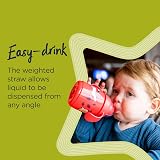 Tommee Tippee Superstar Training Straw Cup 300ml Yellow 6m+ Non-Spill view 6