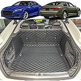 7DEEKEI Cargo Mat Compatible with 2018-2025 Audi A5 Trunk Mat (and Rear Left and Right Side Panels) Cargo Liners Audi S5 ＆ A5 (Sportback Only)