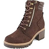 CUSHIONAIRE Women's Ramsey Lace up boot +Memory Foam, Wide Widths Available