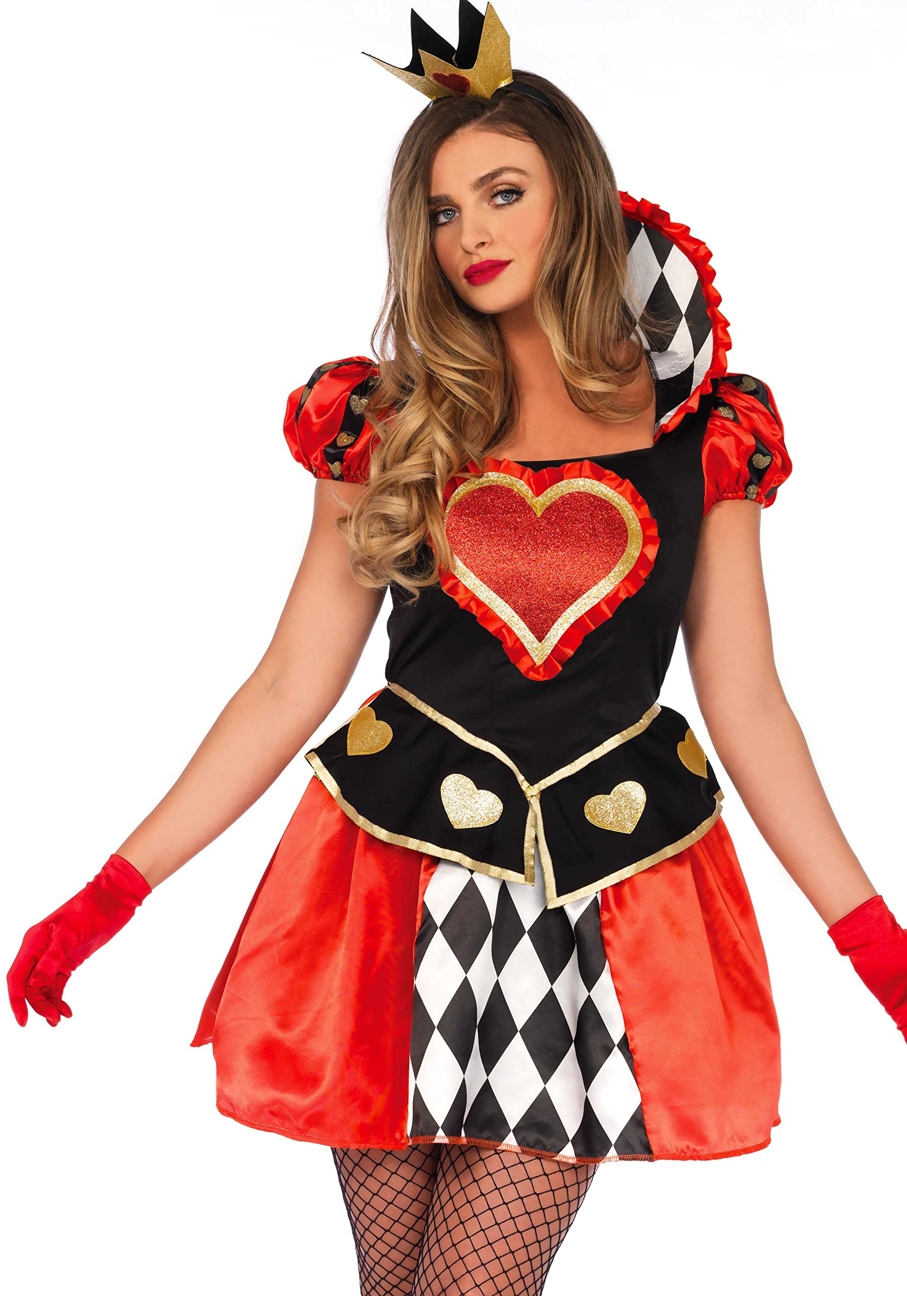 Wonderland W50403 - Women's Queen of Hearts Costume, Medium