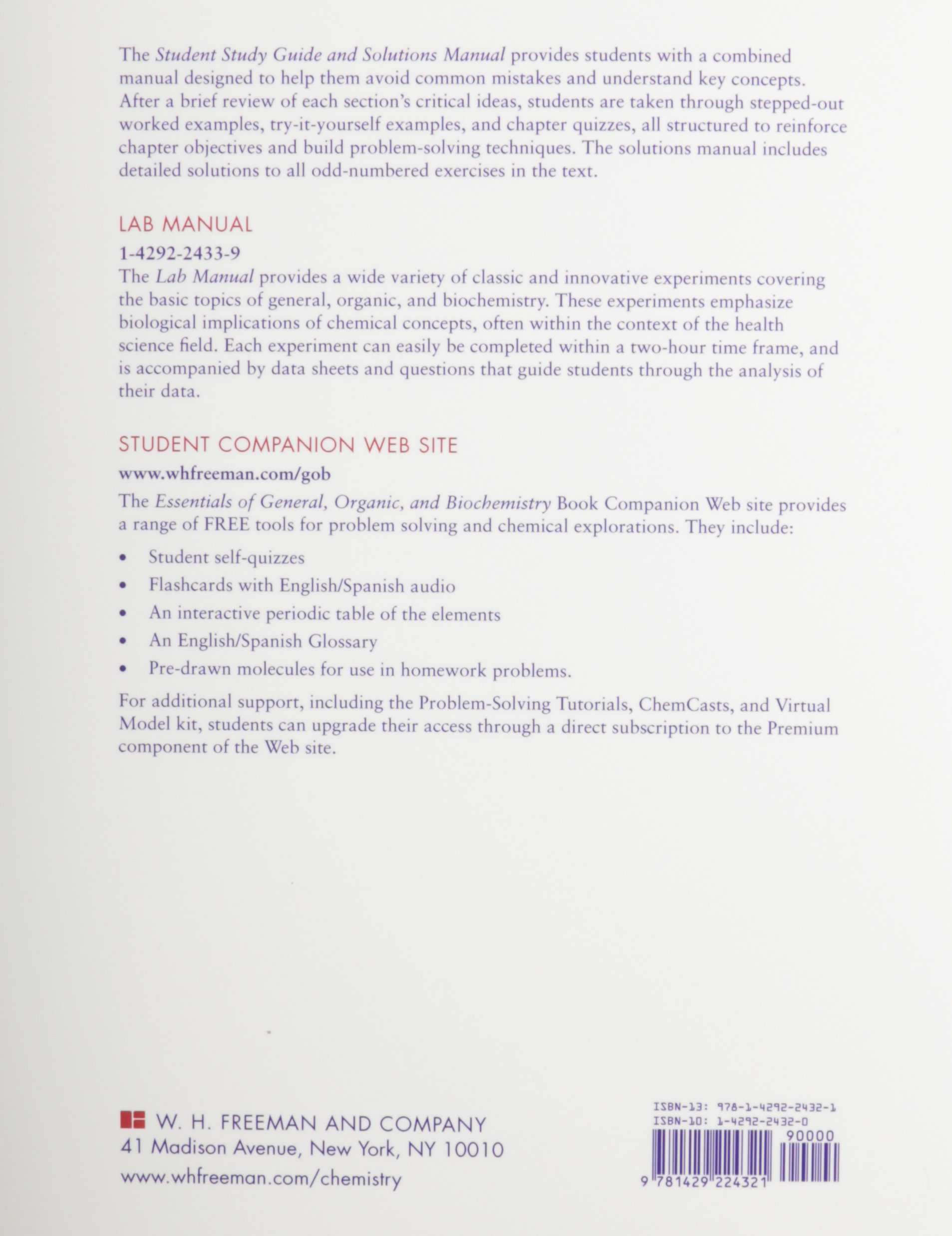 Essentials of General, Organic and Biochemistry Kit: An Integrated Approach  [With Atom Models and Lab Manual and Study Guide]: Amazon.co.uk: Denise  Guinn: ...