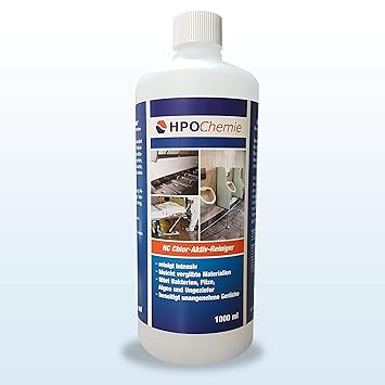 HPOChemie Chlor-Aktiv-Reiniger - 1 Liter Rundflaschen (1)