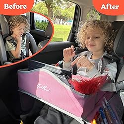 PILLANI Kids Travel Tray for Car - Car Seat Tray