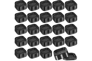Zeylju Lot de 24 rehausseurs de meubles, rehausseurs de lit, carrés robustes et empilables, hauteur réglable de 3,5 cm, 5,5 c