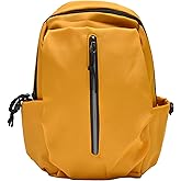Nupouch Lightweight Yellow Sling Bag for Men and Women - Anti Theft Womens and Mens Crossbody Bag with Reflective Zipper