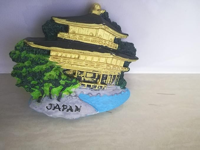 Imán para nevera en 3D, templo Kinkaku-ji (el Pabellón de Oro ...