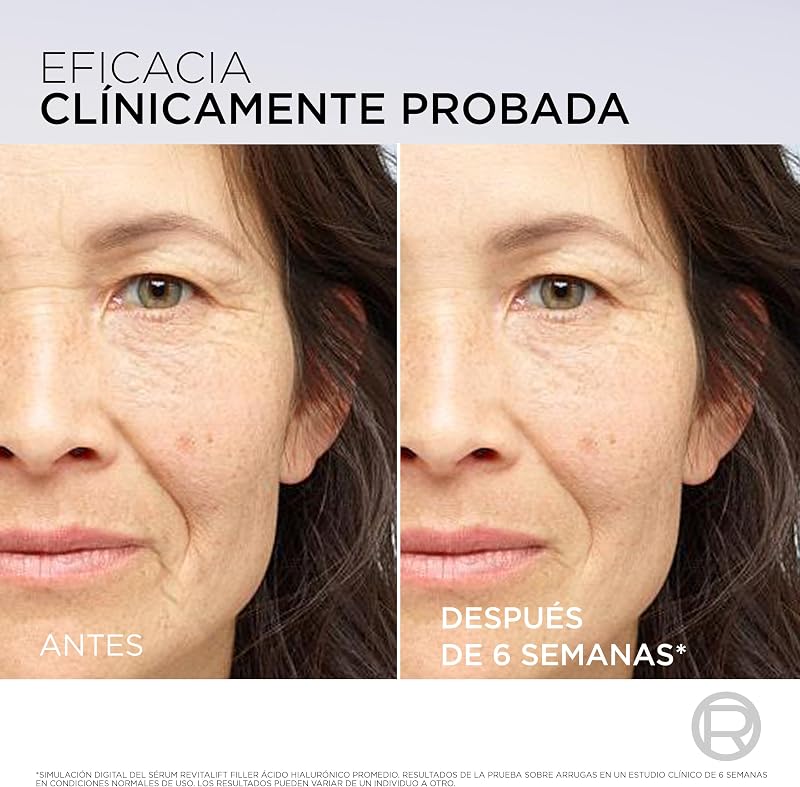 Revitalift Filler Sérum Facial Ácido Hialurónico y PDRN vegano, 30ml