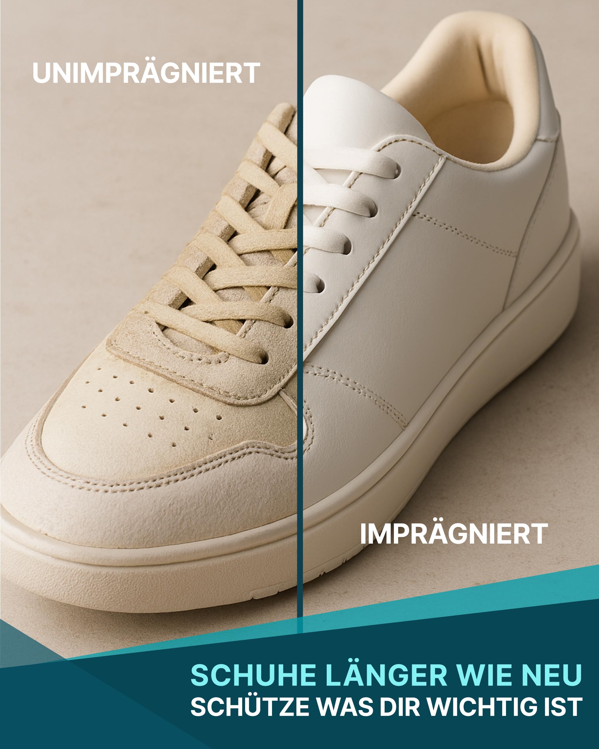 KLARBERG Imprägnierspray Schuhe wasserdicht - Wasser- & Schmutzabweisender Schuhspray - Ideal für alle Schuhe - von Sneaker & UGG's bis zu Wander- & Wildleder Schuhe - Biologisch abbaubar (500 ml) 3
