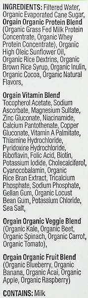 ORGAIN SHAKE HLTHY KID CHOCOLATE ORG,, 8.25 OUNCE ()