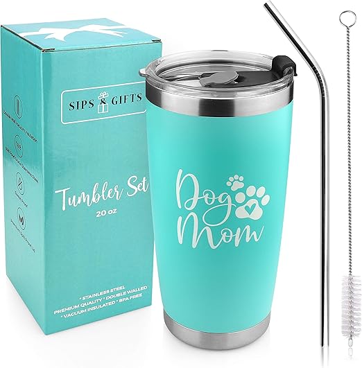 dog mom travel mug