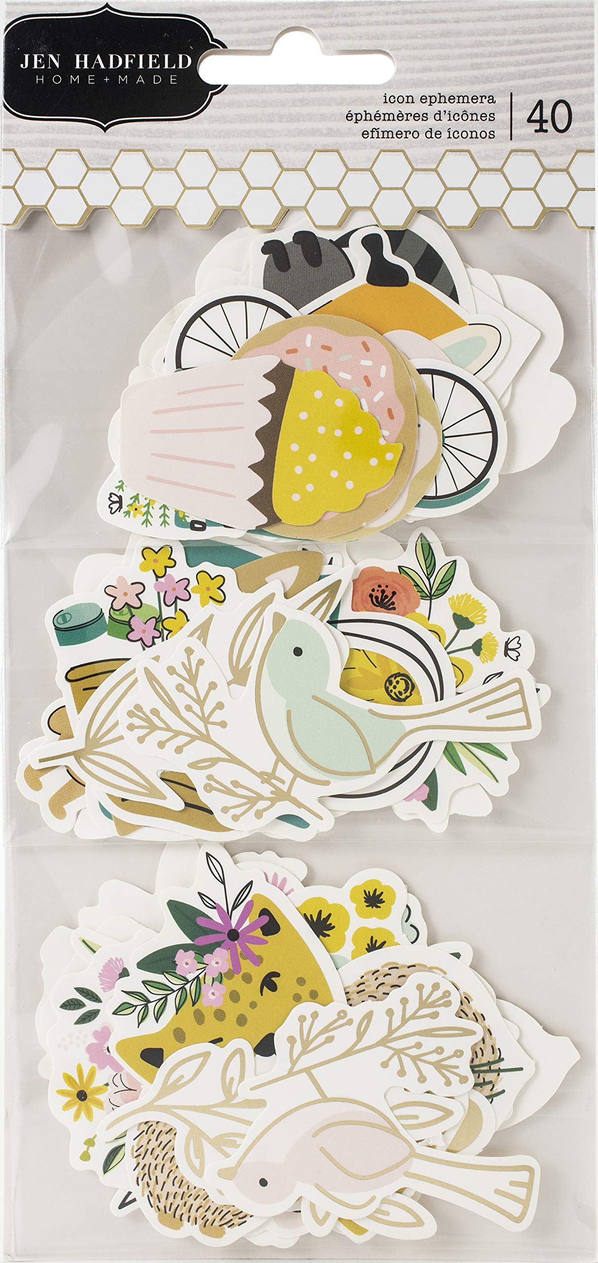 Pebbles Hey Hello WASHI 8/PKG, One Size