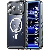 Oterkin Waterproof Case for iPhone 17 Pro Max Case Compatible with MagSafe, Full Body Rugged iPhone 17 Pro Max Phone Case with Built-in HD Screen & Lens Protector [15FT Military] 17ProMax Case (Blue)