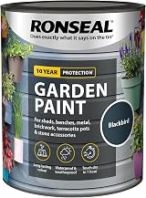 Ronseal Garden Paint Black Bird 750ml GPBLKB750 Garden Paint view 2