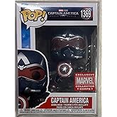 POP Funko Marvel Collector Corps 85th Anniversary ExclusiveCaptain America Brave New World Captain America #1369 w/Acrylic Case