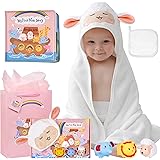 My First Noahs Ark 7 pcs Baptism Gift Set, Dedication, Christening and Baptism Gifts for Girl and Newborn Baby, Includes Bamb