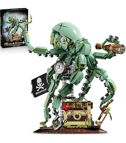 Amazon.com: HJPLPXH Octopus Building Blocks Set for Adults