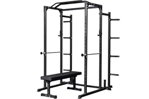 REP FITNESS PR-1100 Power Rack - 700 lbs Rated Lifting Cage for Weight Training