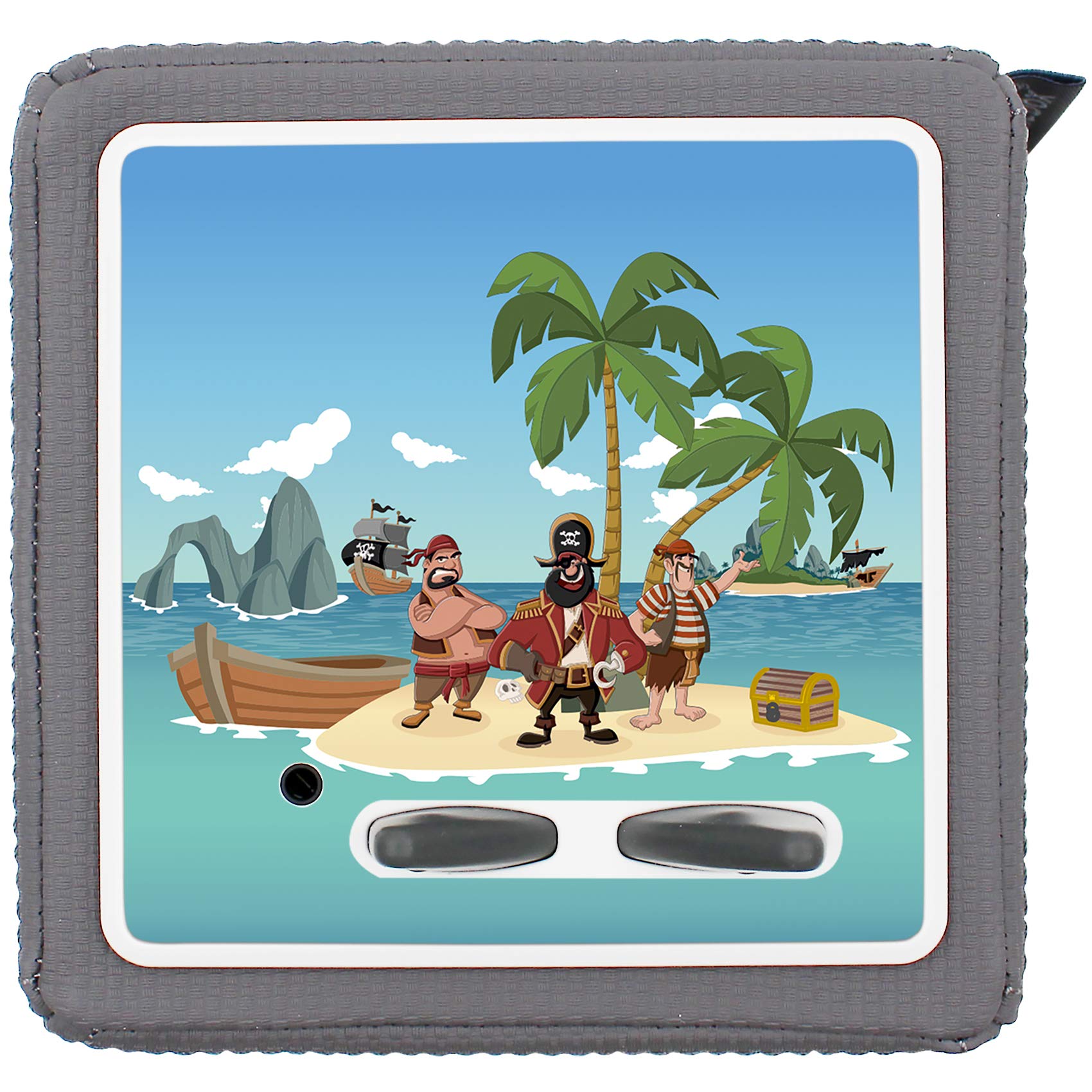 yabaduu Protective Film Cover for Toniebox Perfect Fit Self-Adhesive Child-Friendly Film Accessories for Children Toys (Y031-15 Pirates, Without Name of Choice)