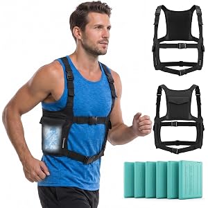 Cooling Vest with 6 Cooling Plates for Women Men, Lightweight Ice Vest Cool Clothing for Hot Weather Outdoor Work