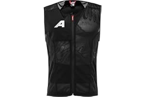 ALPINA Proshield Back Protector Vest Men, Lightweight Flexible Spine Protection for Skiing Snowboarding, Black