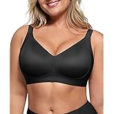 SHAPELLX Wireless Bra for Women Seamless Comfortable No Underwire Supportive Minimizer Bras