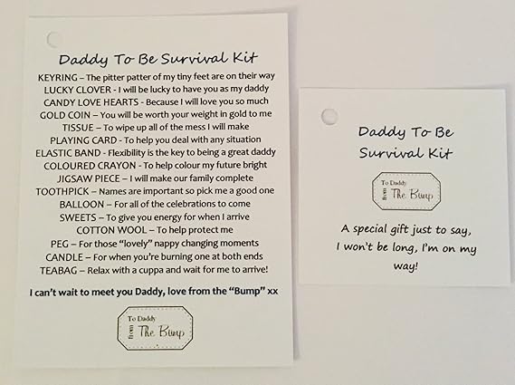 christmas gifts from bump to daddy